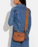 Сумка Coach Willow Saddle Коричневая