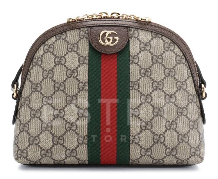 Сумка Gucci Ophidia Gg Small Бежевая