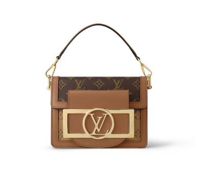 Сумка Louis Vuitton Dauphine Lock Xl Коричневая