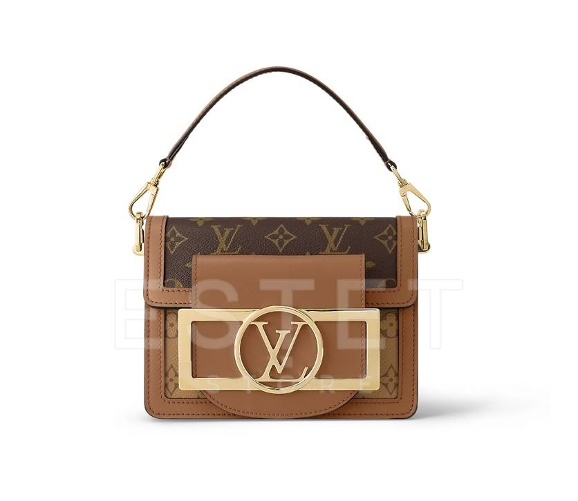 Сумка Louis Vuitton Dauphine Lock Xl Коричневая