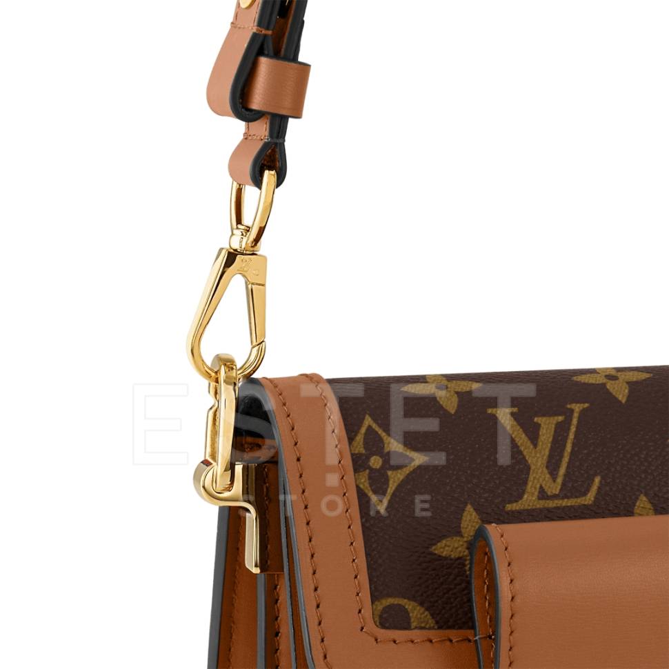 Сумка Louis Vuitton Dauphine Lock Xl Коричневая