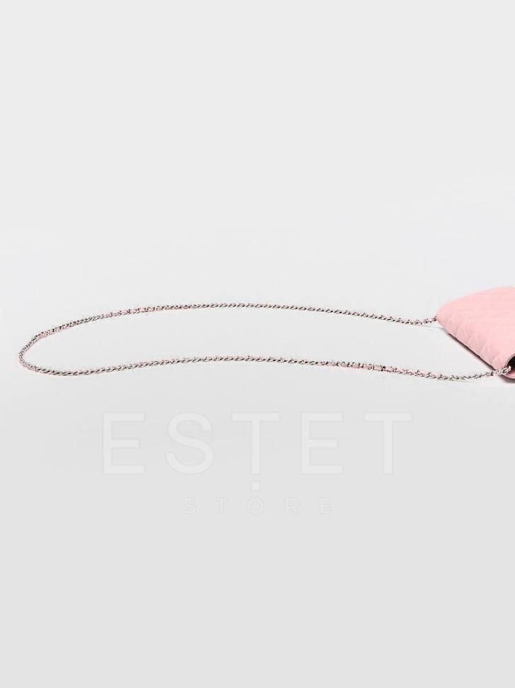 Сумка Chanel Wallet On A Chain Светло-розовая