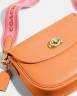 Сумка Coach Willow Saddle Оранжевая