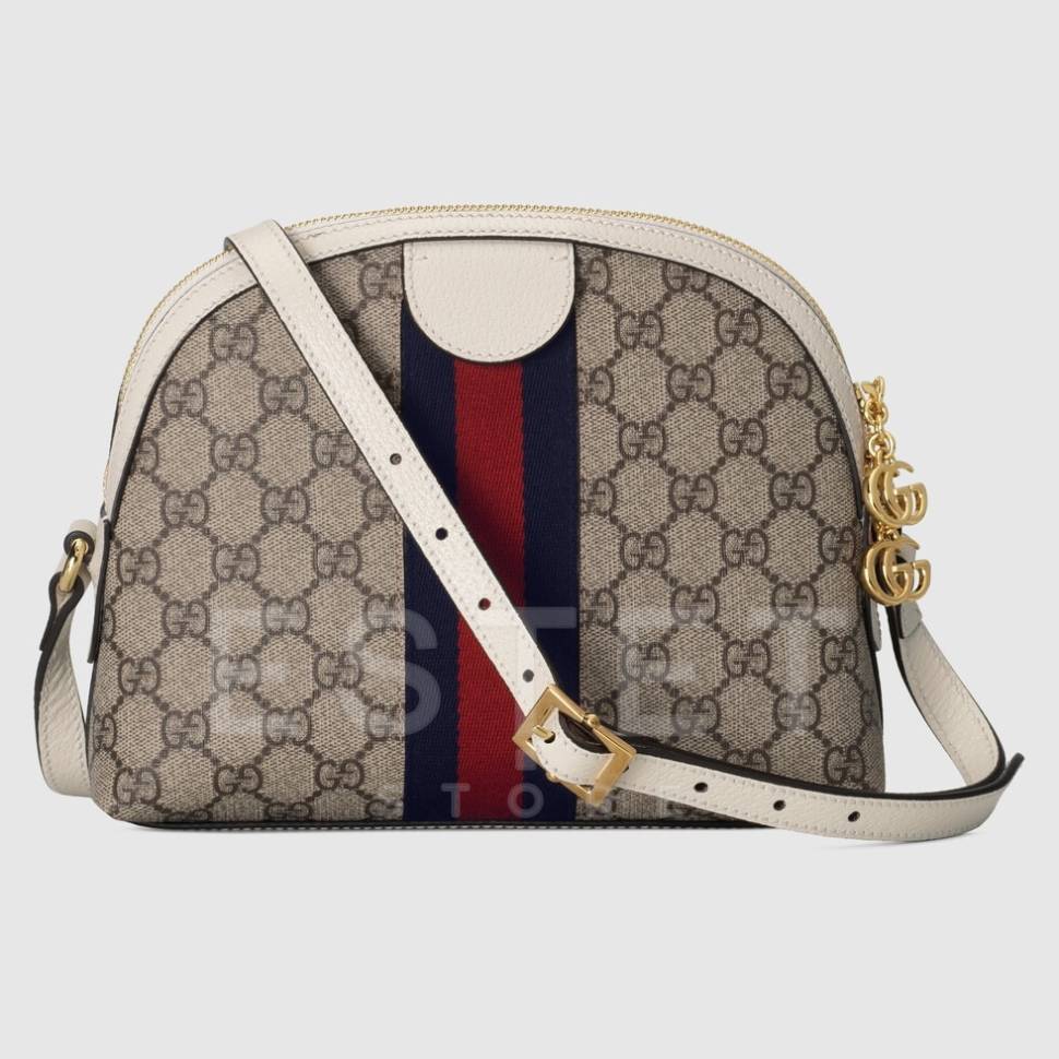 Сумка Gucci Ophidia Gg Small Белая