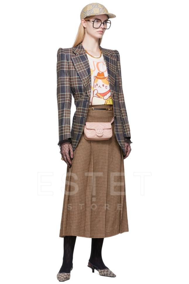Сумка Gucci Gg Marmont Светло-розовая