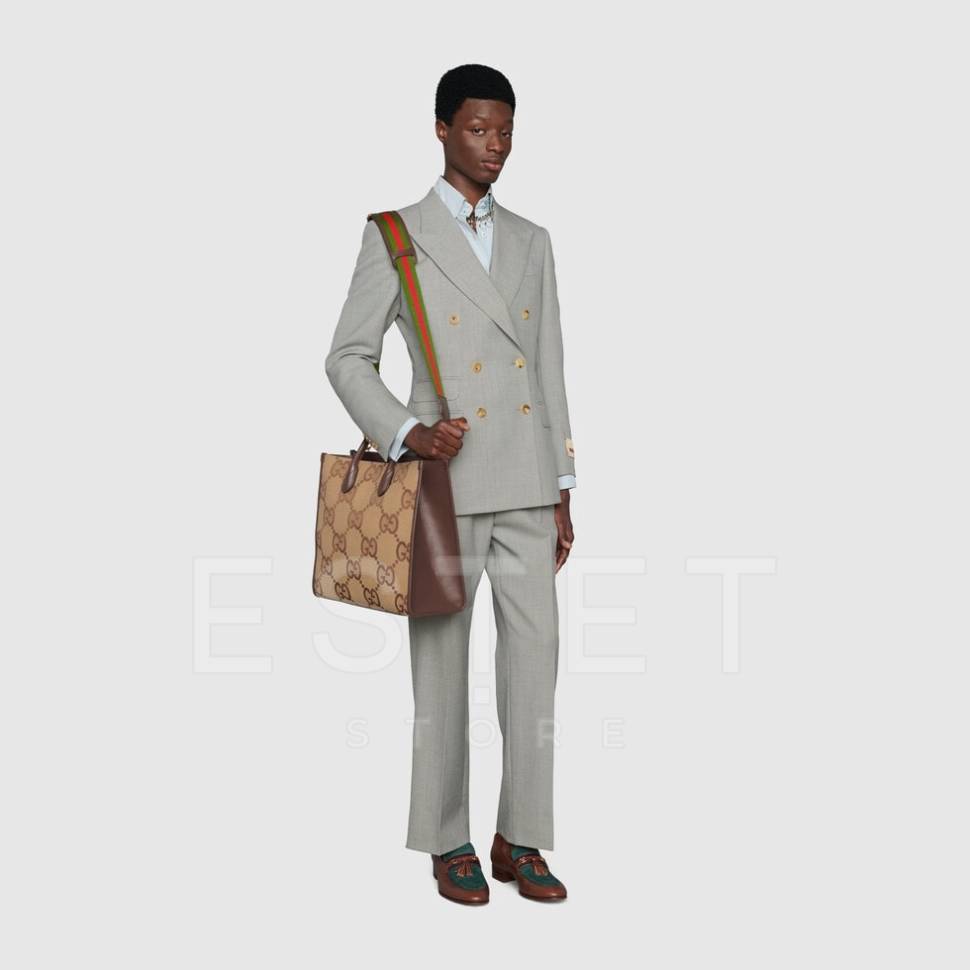 Сумка Gucci Jumbo Gg Коричневая