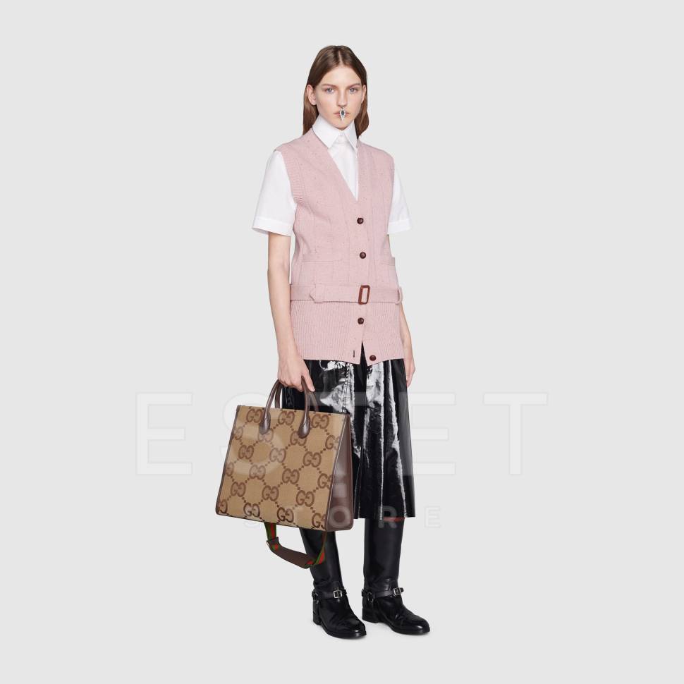 Сумка Gucci Jumbo Gg Коричневая