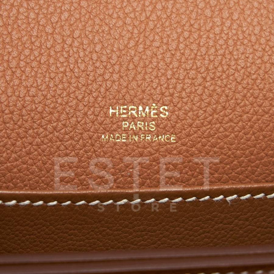 Сумка Hermes Noir Roulis Mini 18 Коричневая