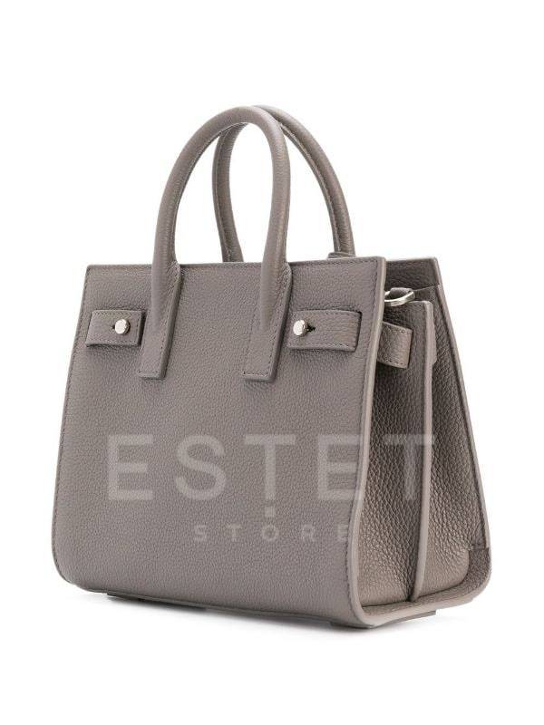 Сумка Saint Laurent Sac De Jour Nano Светло-серая