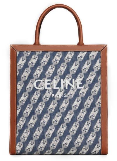 Сумка Celine Triomphe Canvas Темно-синяя