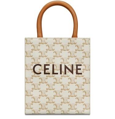 Сумка Celine Triomphe Mini Cabas Белая
