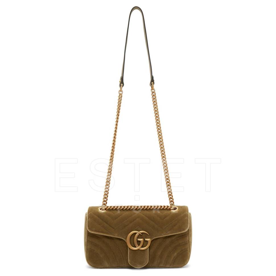 Сумка Gucci Gg Marmont Светло-коричневая