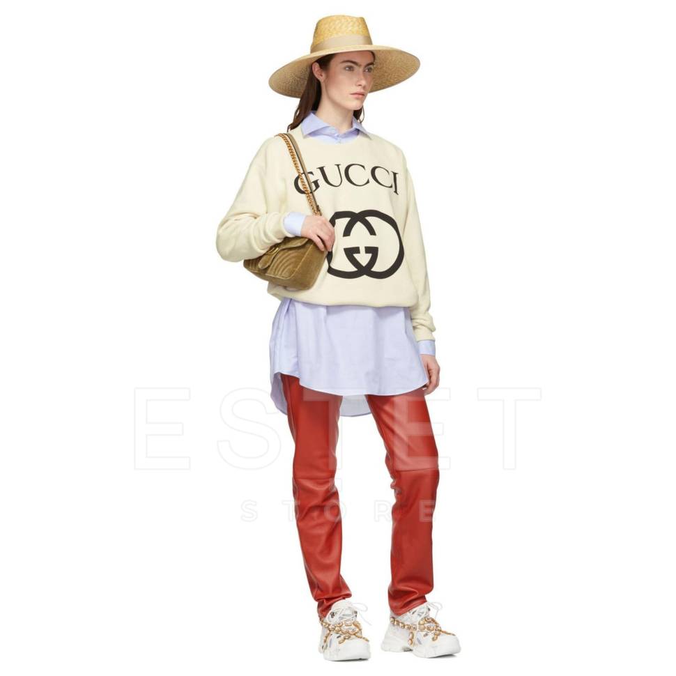 Сумка Gucci Gg Marmont Светло-коричневая