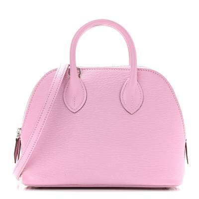 Сумка Hermes Mini Bolide Ch Розовая