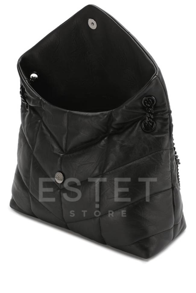Сумка Saint Laurent Puffer Loulou Medium Черная