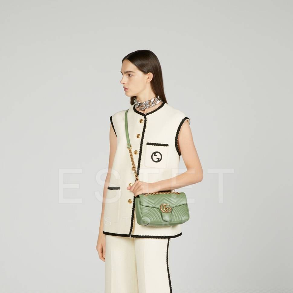 Сумка Gucci Gg Marmont Зеленая