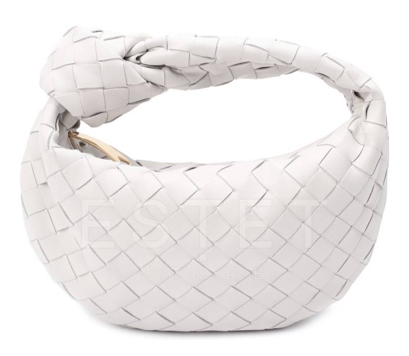 Сумка Bottega Veneta The Mini Jodie Белая