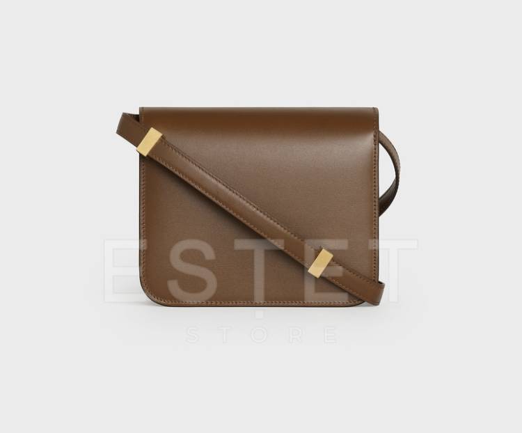Сумка Celine Teen Classic Bag In Box Коричневая