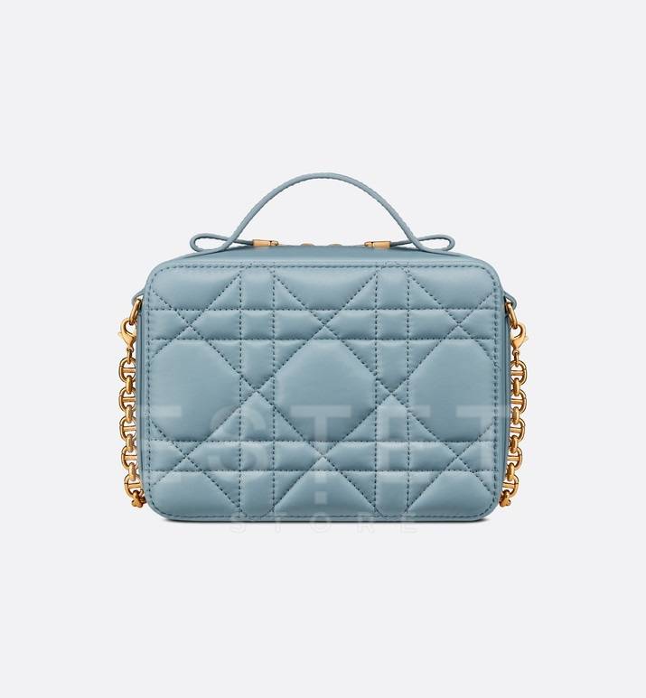 Сумка Dior Box Caro Голубая