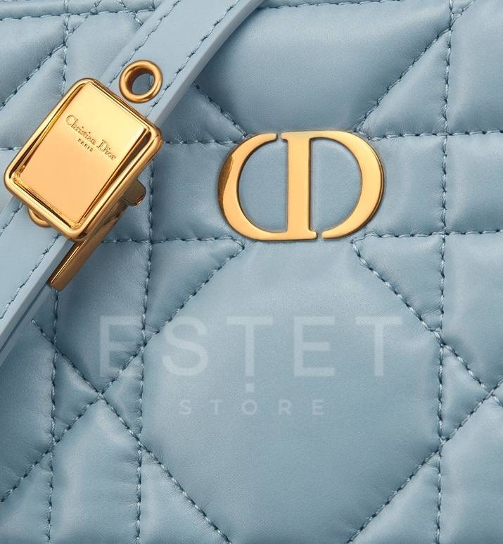 Сумка Dior Box Caro Голубая