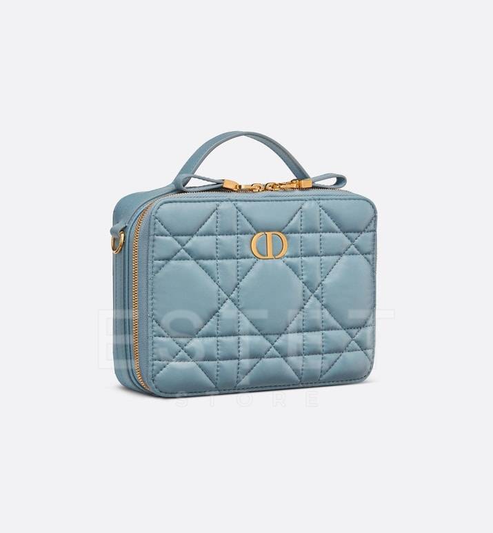 Сумка Dior Box Caro Голубая