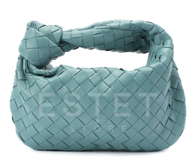Сумка Bottega Veneta The Mini Jodie Бирюзовая