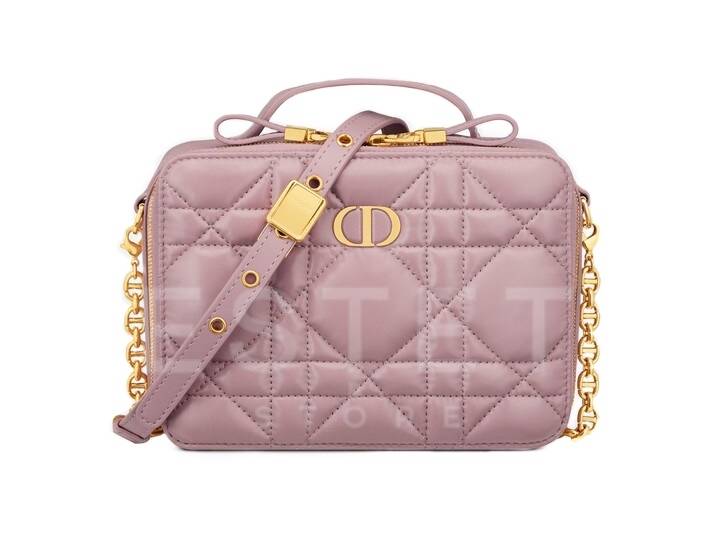 Сумка Dior Box Caro Светло-розовая