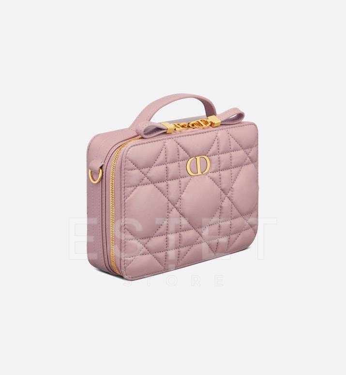 Сумка Dior Box Caro Светло-розовая