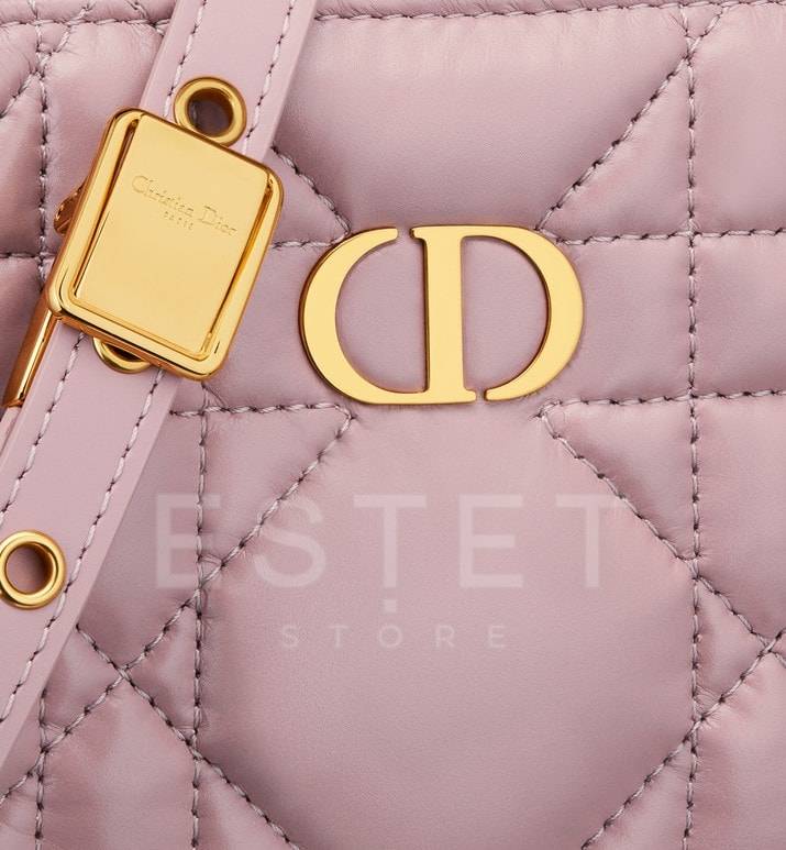 Сумка Dior Box Caro Светло-розовая
