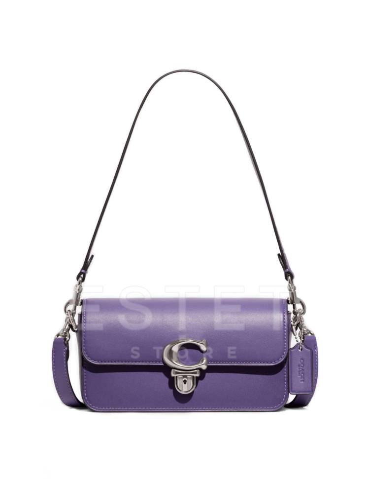 Сумка Coach Studio Baguette Сиреневая