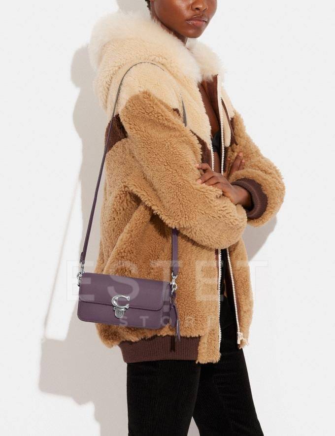 Сумка Coach Studio Baguette Сиреневая