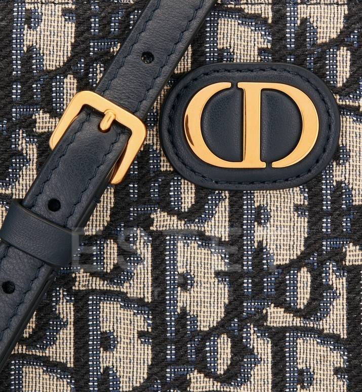 Сумка Dior Box 30 Montaigne Темно-синяя