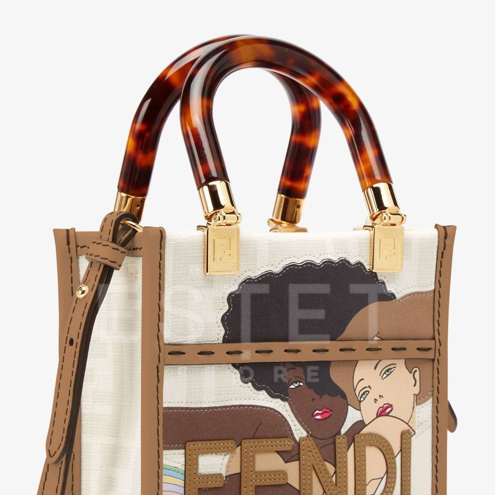 Сумка Fendi Sunshine Белая