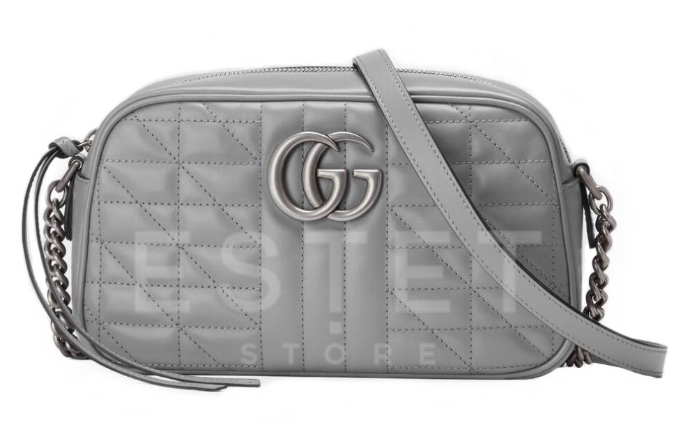 Сумка Gucci Gg Marmont Темно-серая