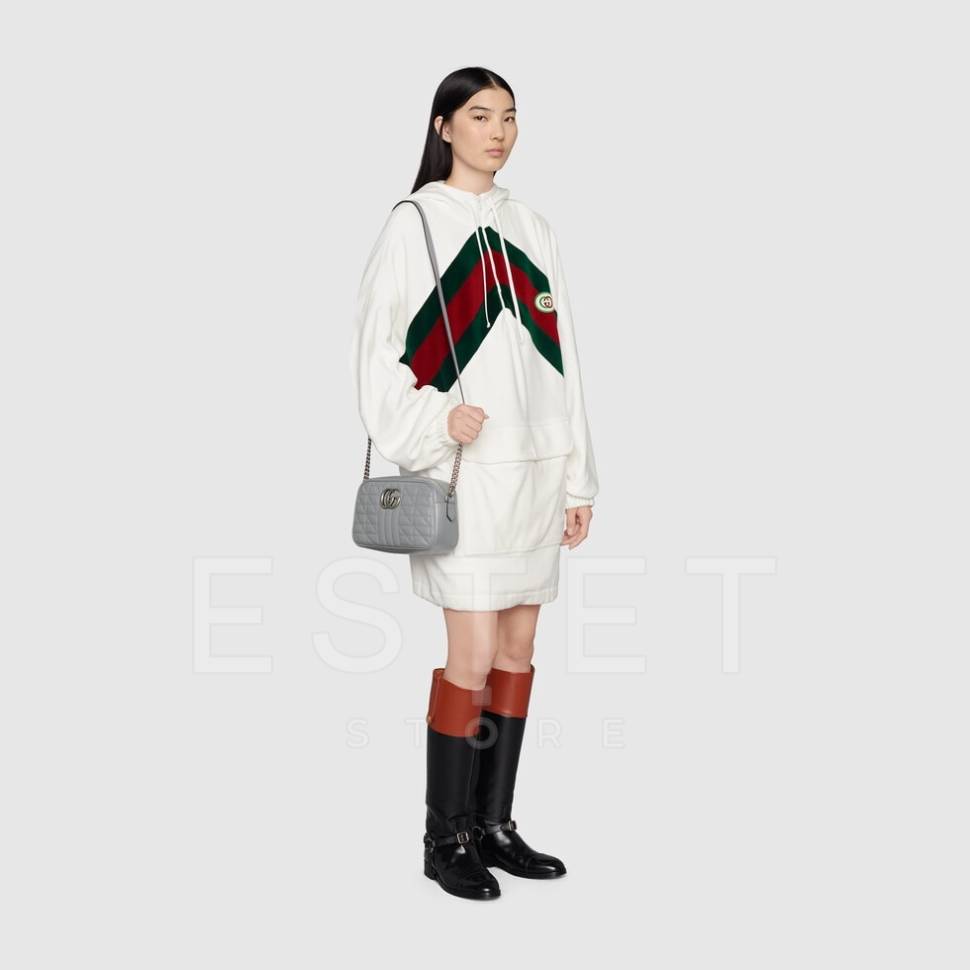 Сумка Gucci Gg Marmont Темно-серая