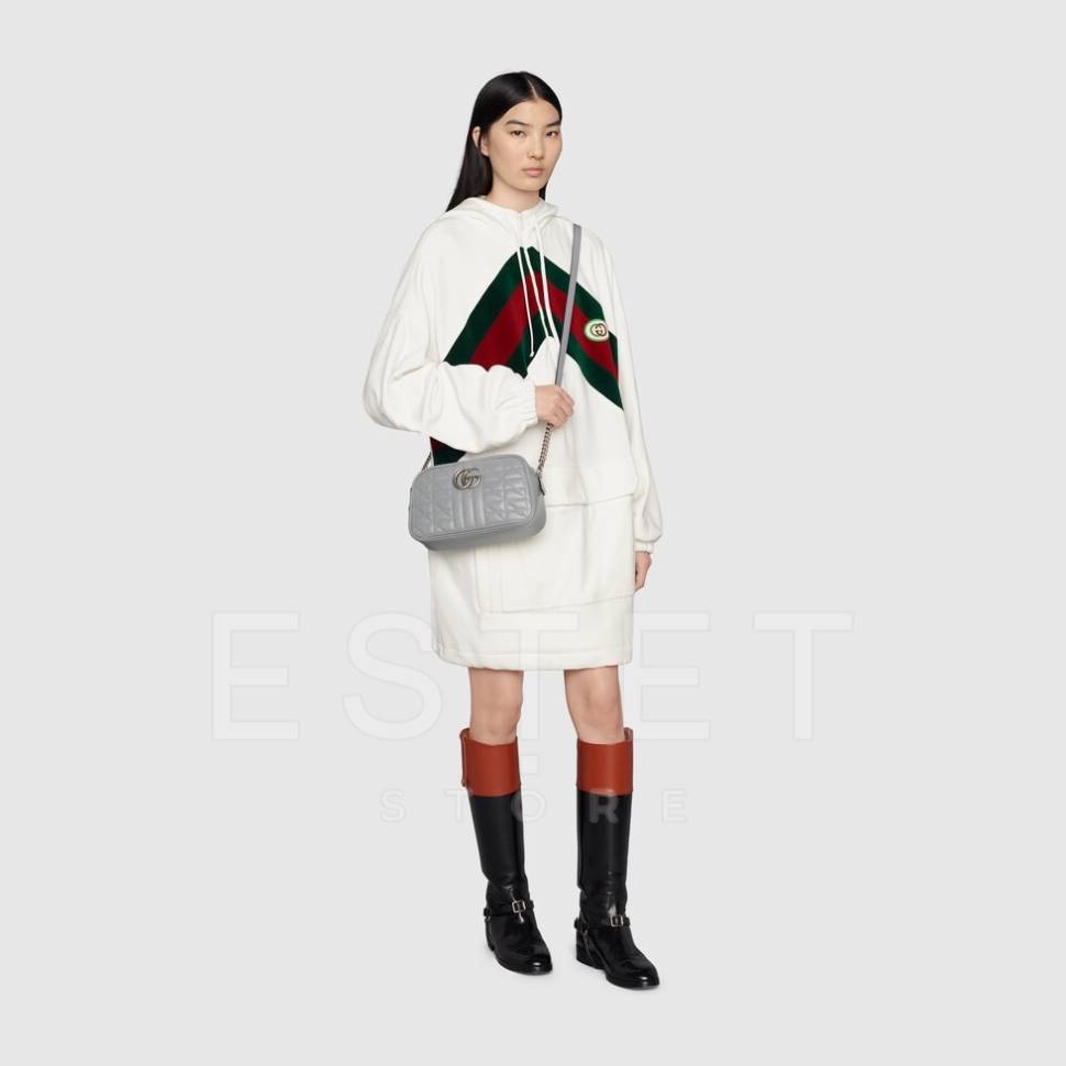 Сумка Gucci Gg Marmont Темно-серая