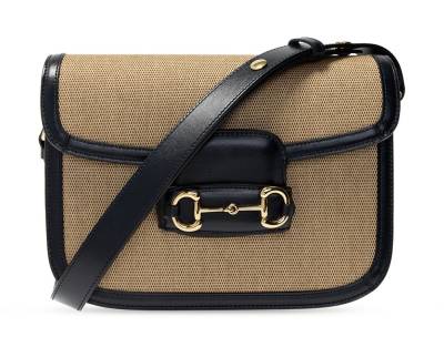 Сумка Gucci Horsebit Бежевая