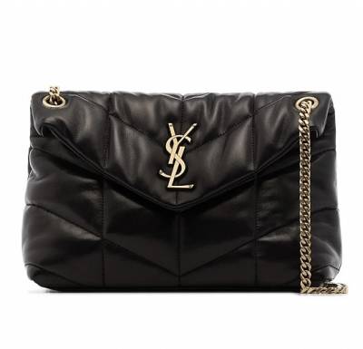 Сумка Saint Laurent Puffer Loulou Small Черная