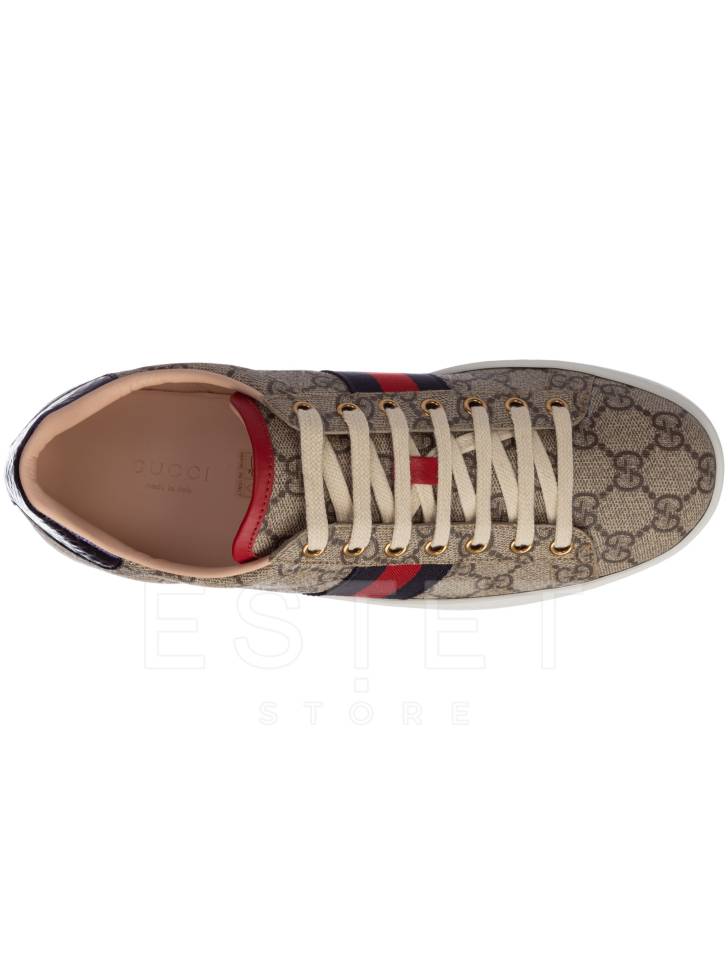 Кеды Gucci Ace Бежевые