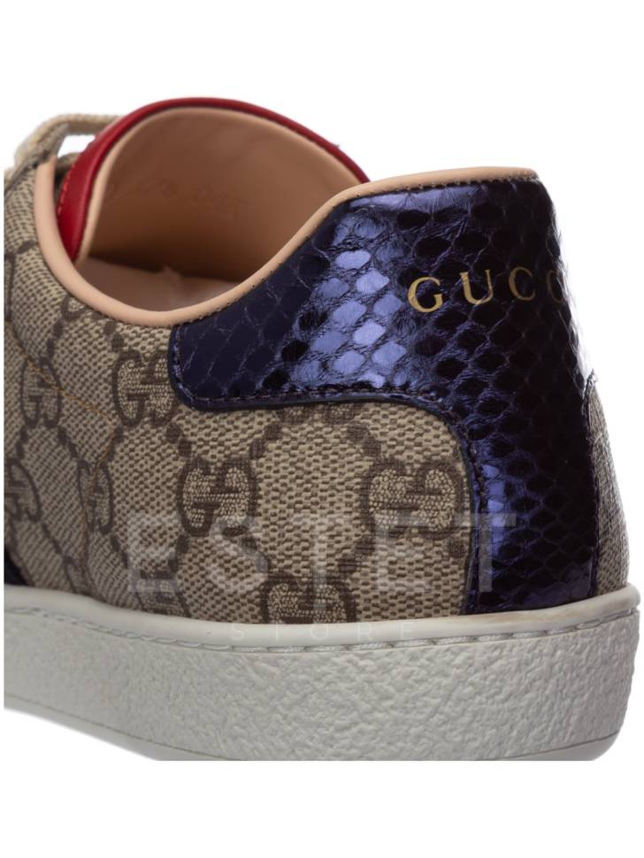 Кеды Gucci Ace Бежевые