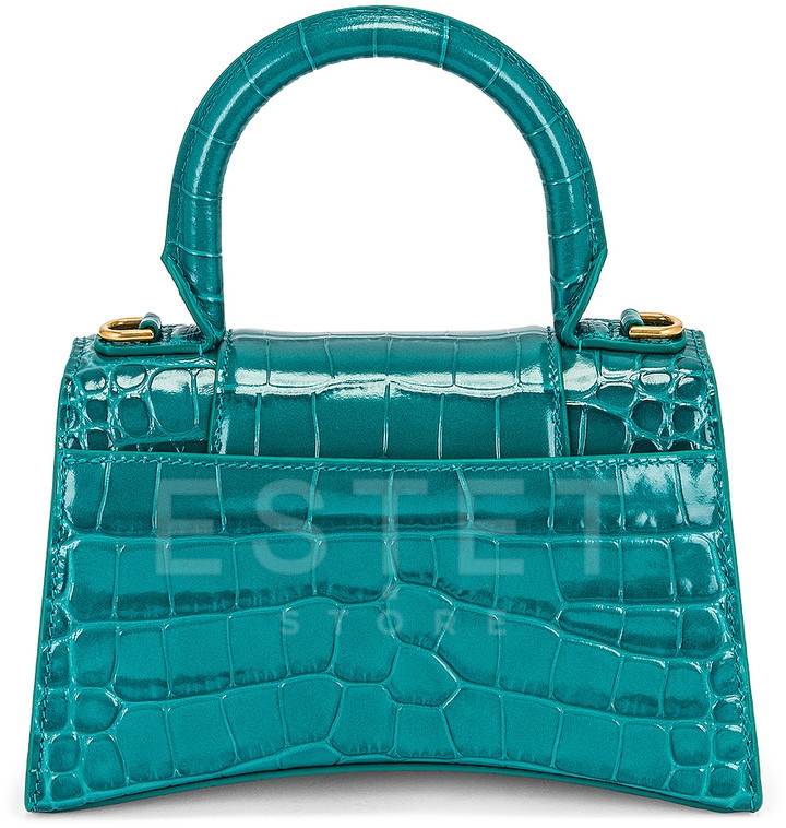 Сумка Balenciaga Hourglass Бирюзовая