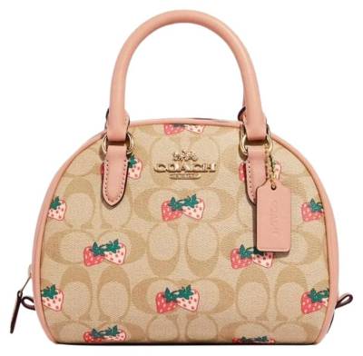 Сумка Coach Sydney Бежевая