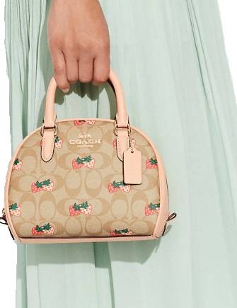 Сумка Coach Sydney Бежевая