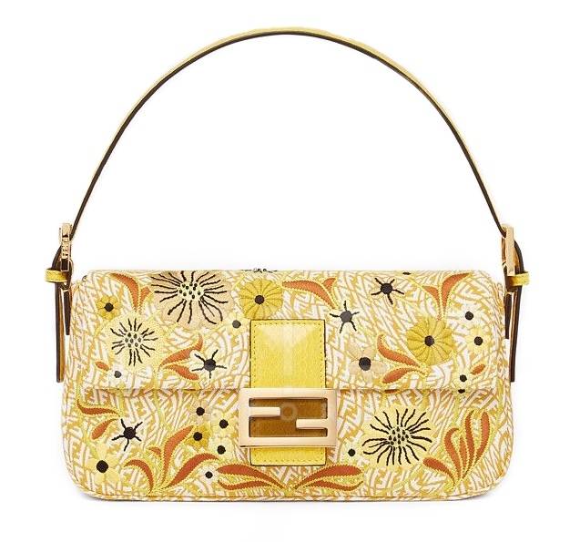 Сумка Fendi Ff Vertigo Желтая