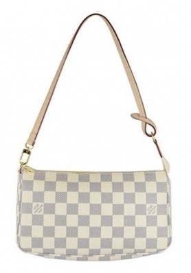 Сумка Louis Vuitton Pochette Accessoires 2008 Бежевая