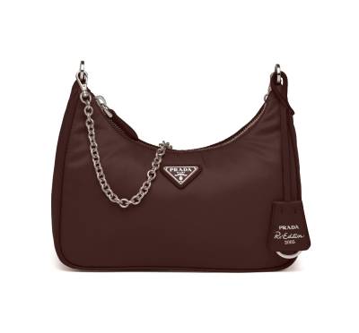 Сумка Prada Re-edition 2005 Темно-коричневая