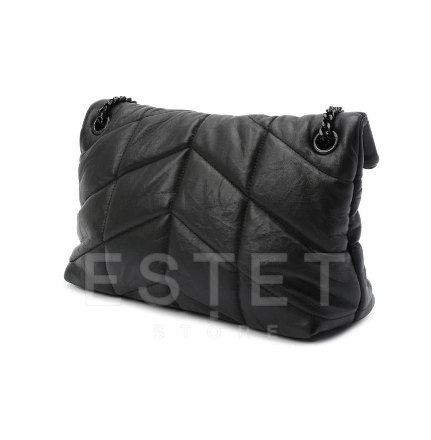 Сумка Saint Laurent Puffer Loulou Small Черная