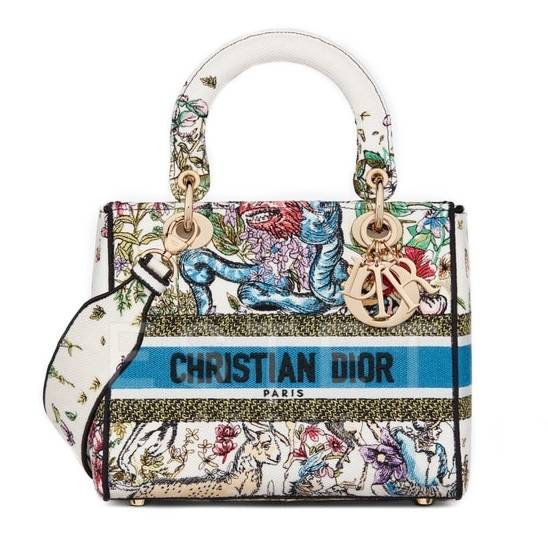 Сумка Dior Lady D-lite Белая