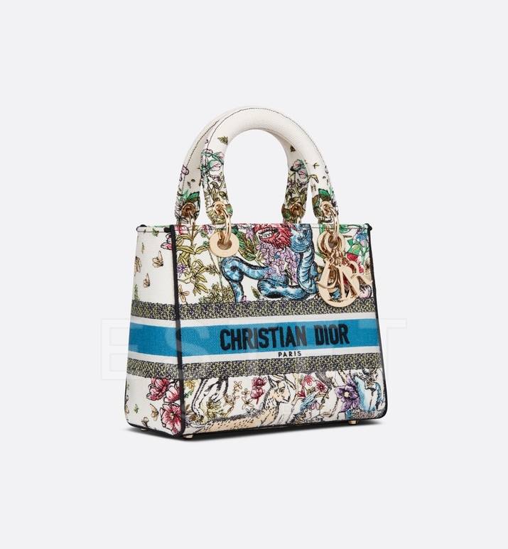 Сумка Dior Lady D-lite Белая