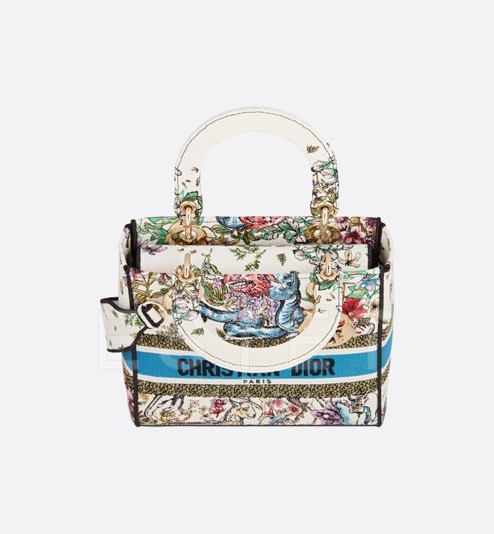 Сумка Dior Lady D-lite Белая